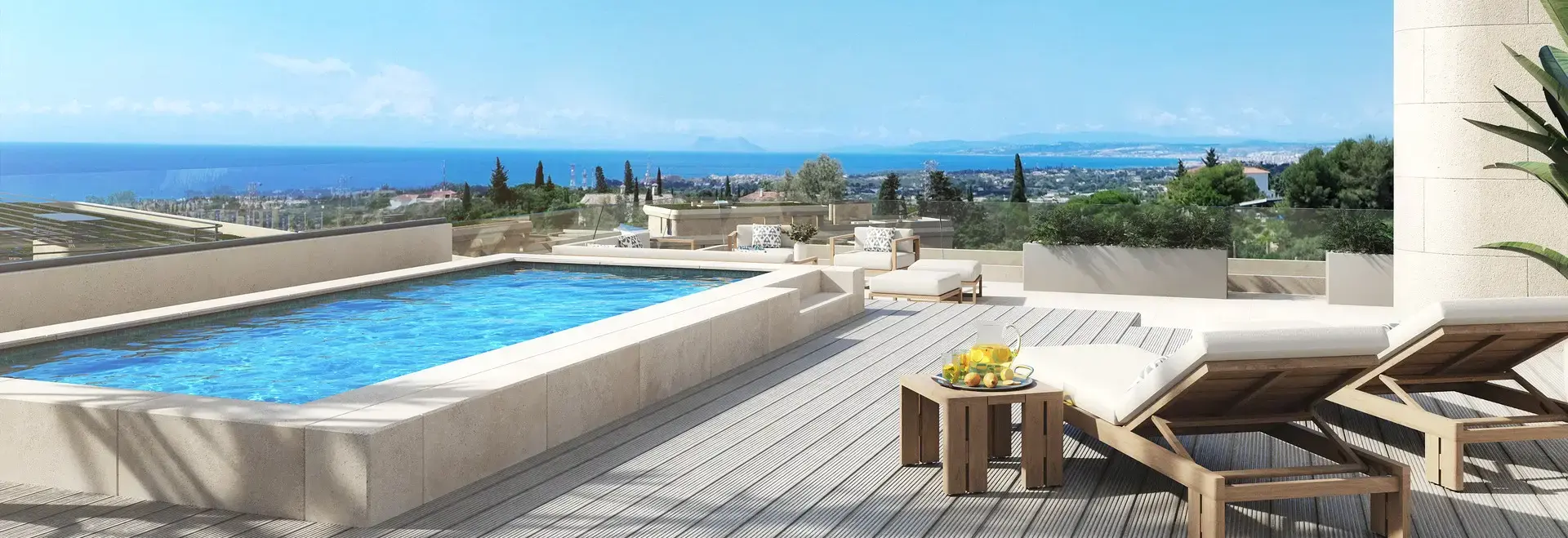 Estepona, Costa del Sol, Off-plan, Luxury apartment residences, Sea view apartments, gated communities, Penthouse, Roof-terrace, private pool