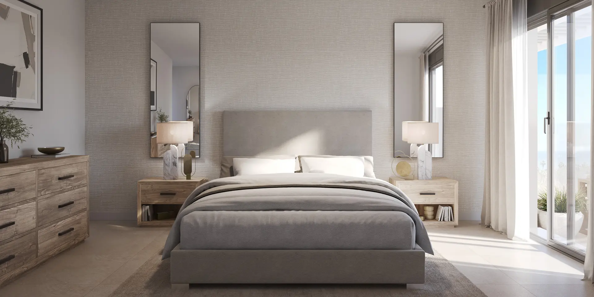 Estepona, Costa del Sol, Off-plan, Luxury apartment residences, Sea view apartments, gated communities, Bedroom