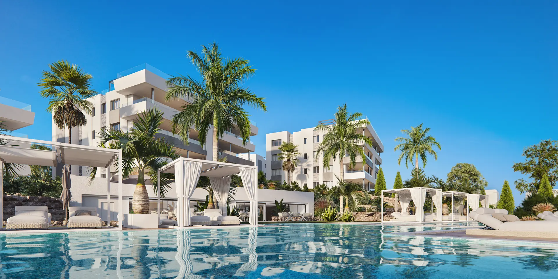 Los Monteros, Marbella, Costa del Sol, Off-Plan, New Developments, Gated Communities, Luxury Apartments, Contemporary Apartments, Penthouse Apartments, Ground-Floor Apartments, Sea View Apartments, Community Pool