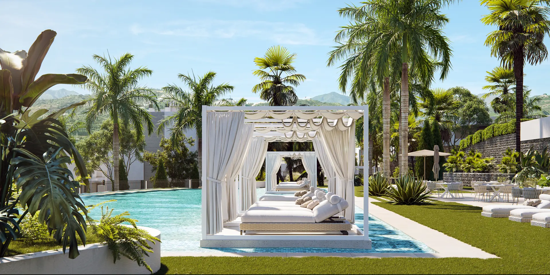Los Monteros, Marbella, Costa del Sol, Off-Plan, New Developments, Gated Communities, Luxury Apartments, Contemporary Apartments, Penthouse Apartments, Ground-Floor Apartments, Sea View Apartments, Community Pool