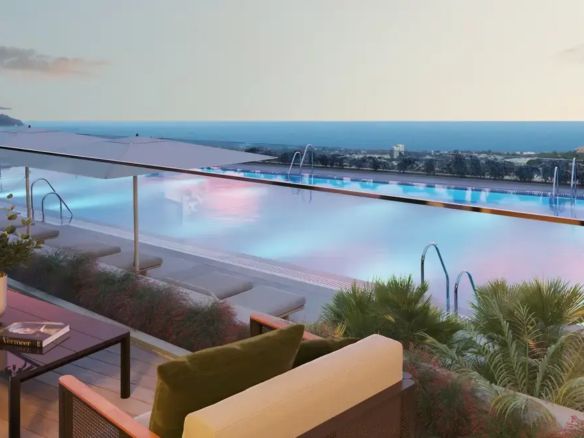 Casacada Homes Marbella Costa del Sol Tiara Exterior Sunset