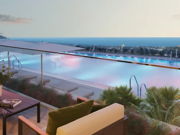 Casacada Homes Marbella Costa del Sol Tiara Exterior Sunset