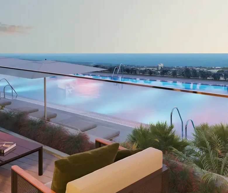 Casacada Homes Marbella Costa del Sol Tiara Exterior Sunset