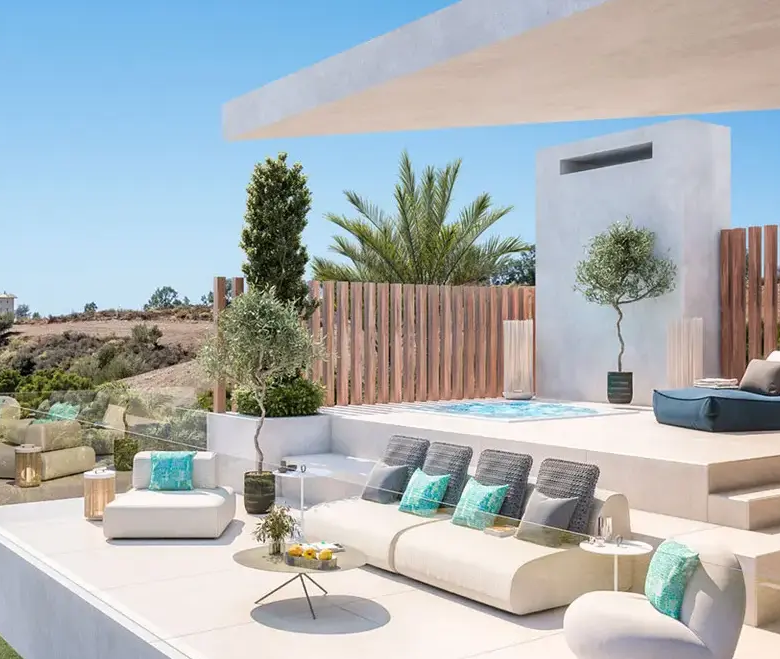 Cascada Homes Detached Villas Higueron Costa del Sol Jacuzzi