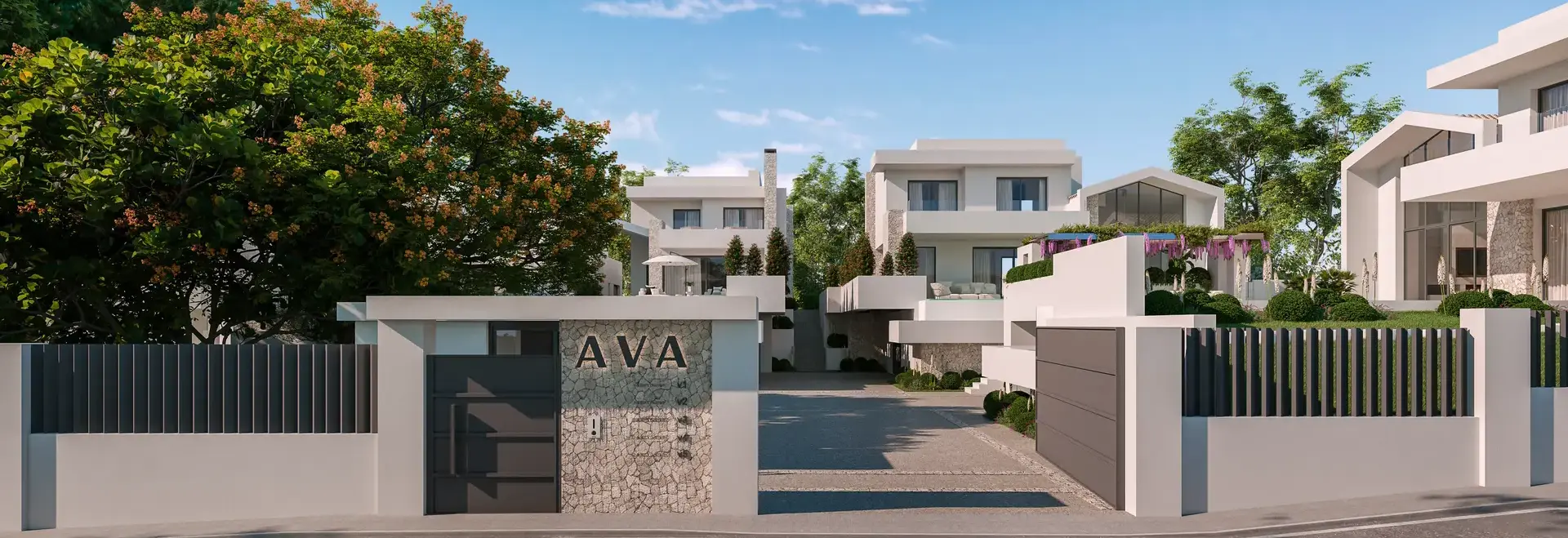 Cascada Homes Marbella Costa del Sol AVA Villas Entrance