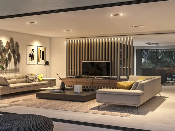 La Reserva Club, Sotogrande, Costa del Sol, Golf and Country Club, Off-plan, New Developments, Luxury Apartments, Gated Communities, Sea View Apartments, Front Line Golf Residences, Concierge, Open-plan, Kitchen-dining, Living-room