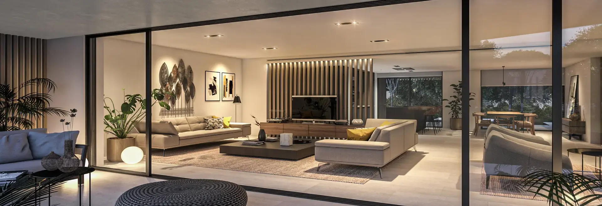 La Reserva Club, Sotogrande, Costa del Sol, Golf and Country Club, Off-plan, New Developments, Luxury Apartments, Gated Communities, Sea View Apartments, Front Line Golf Residences, Concierge, Open-plan, Kitchen-dining, Living-room