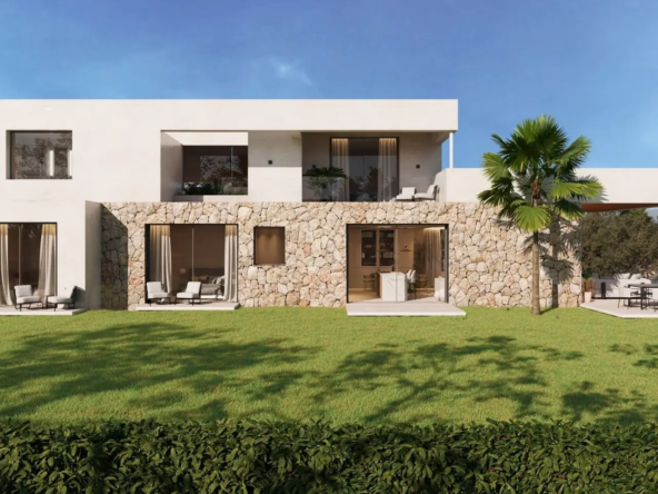 Villas Higueron Alzado Trasero