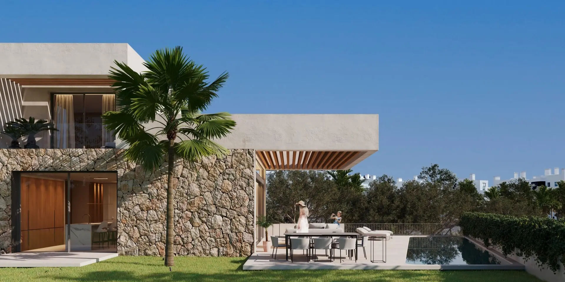 Higueron, Benalmadena, Costa del Sol, Off-plan, New Developments, Gated Communities, Gated Villa Communities, Single Family Homes, Luxury Villas, Sea View Villas, Private Garden, Private Pool, Exterior facade