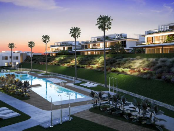 Santa Clara - pool sunset 02