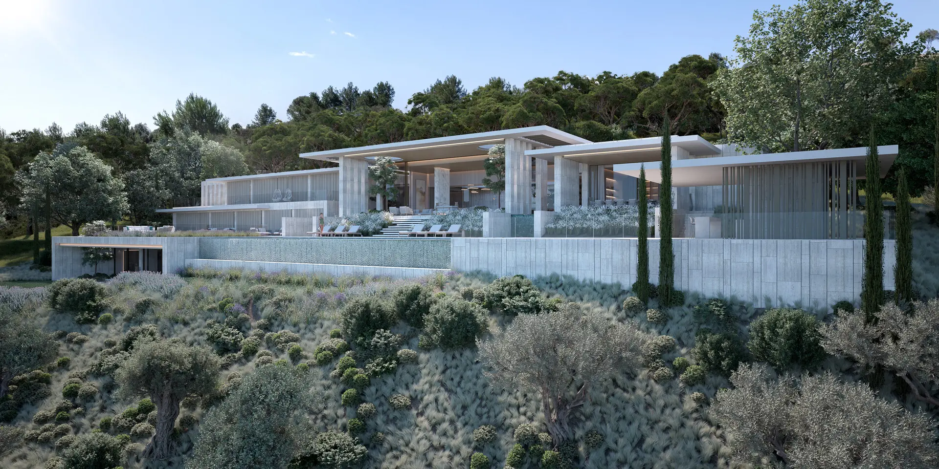 Sotogrande Costa del Sol Golf & Country Resort Residences facade terrace living room infinity swimming pool