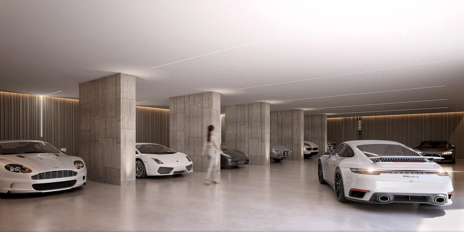 Sotogrande Costa del Sol Golf & Country Resort Residences indoor garage cars