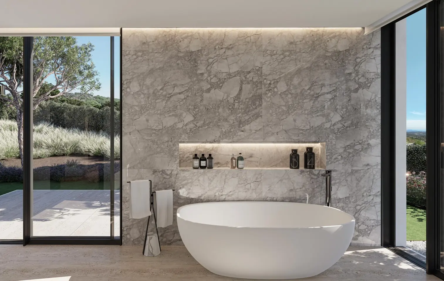 Sotogrande Costa del Sol Golf & Country Resort Residences bathroom bath outdoor views