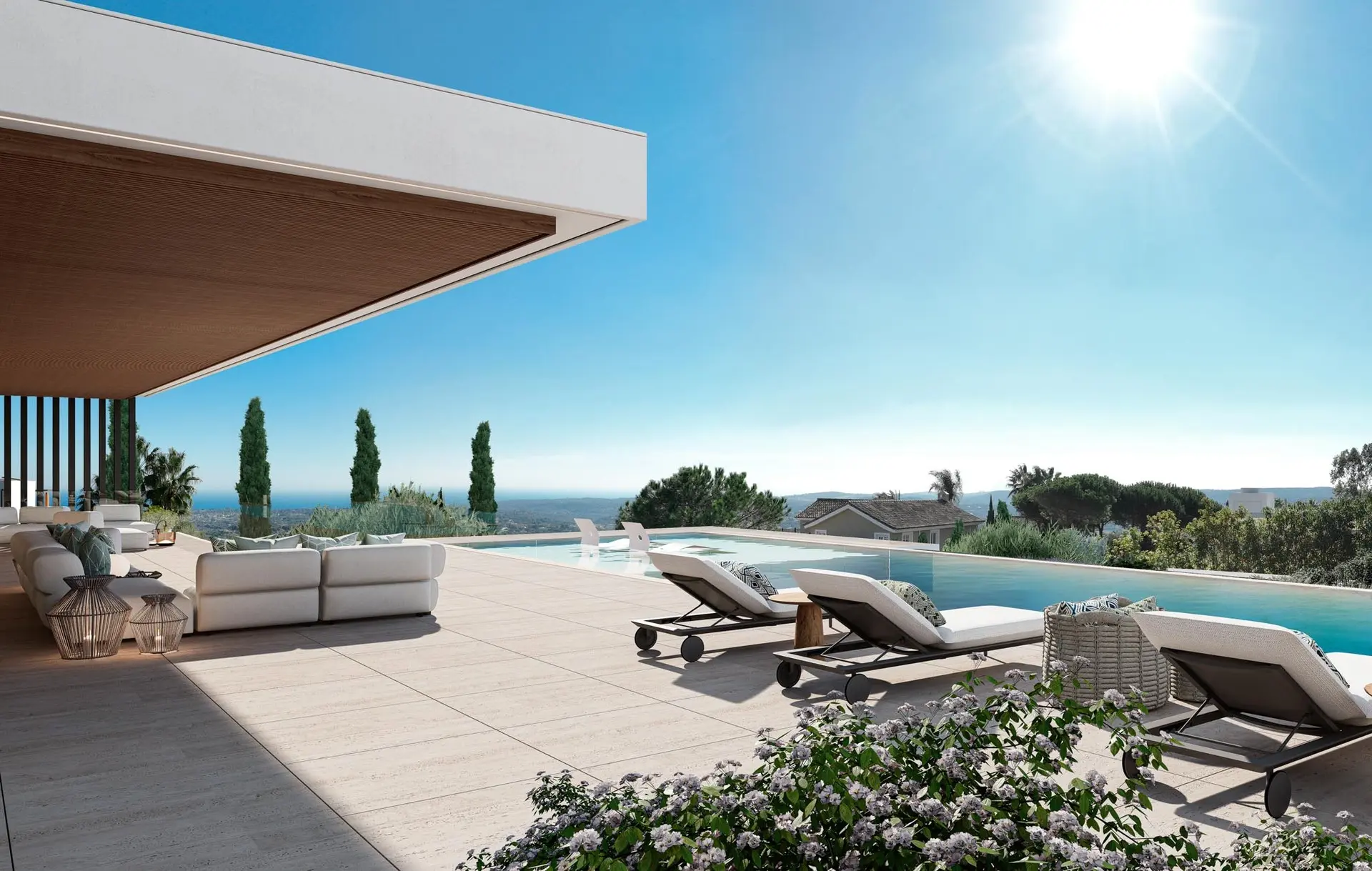 Sotogrande Costa del Sol Golf & Country Resort Residences swimming pool lounge sunbed terrace