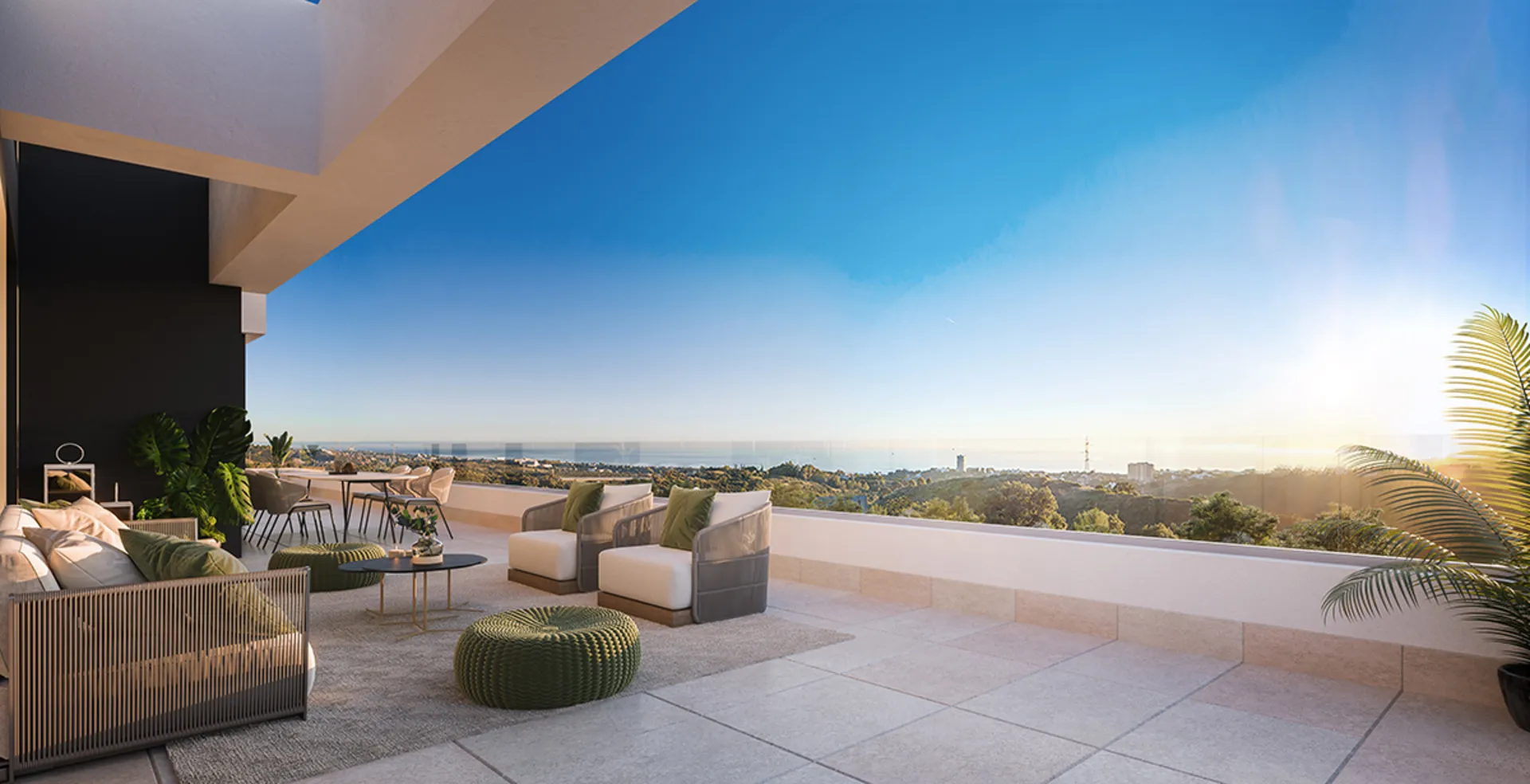 sea view apartments marbella costa del sol terraze