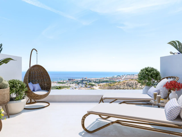 Townhouses Mijas Costa del Sol solarium