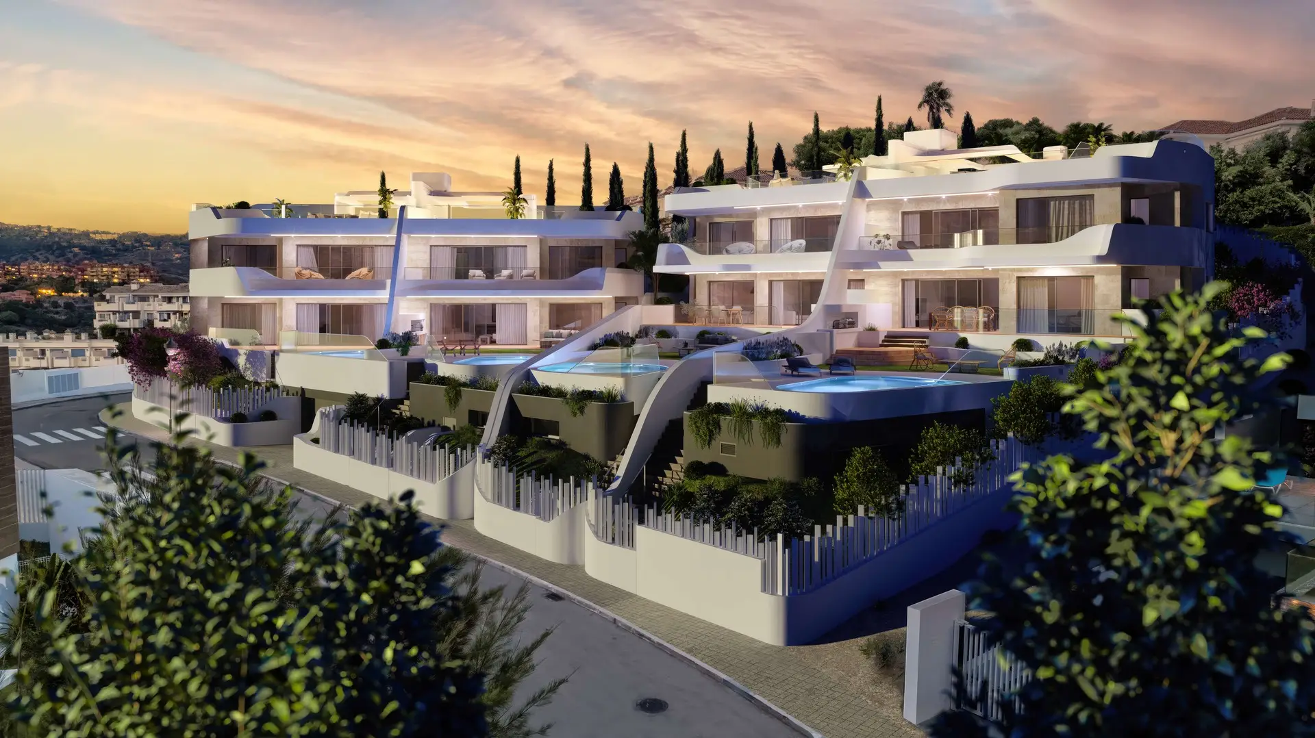 Sea View Apartments Benahavis Costa del Sol front