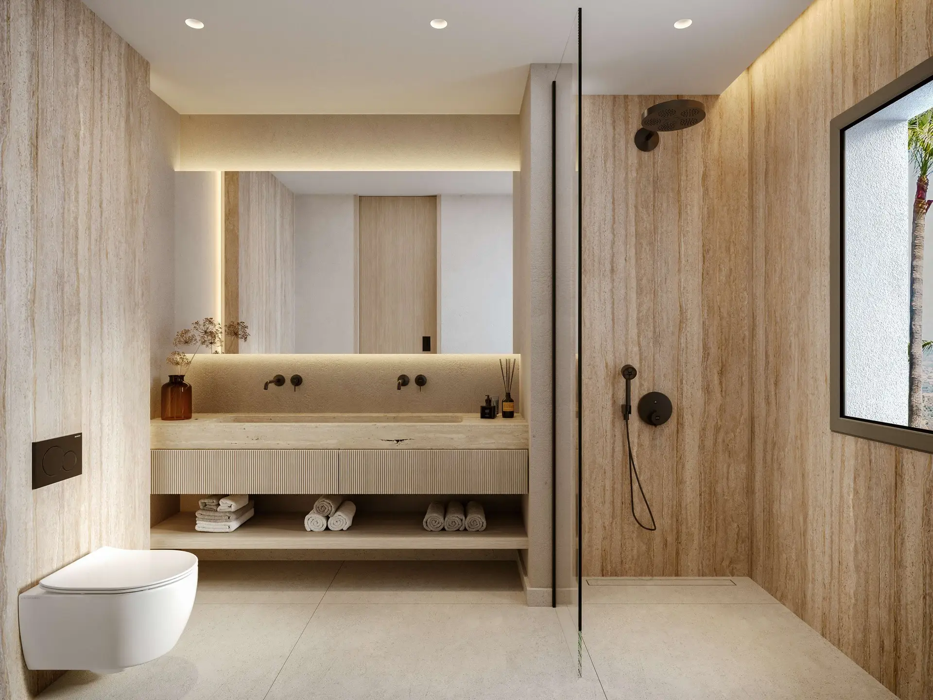 Sea View Apartments Benahavis Costa del Sol bathroom shower