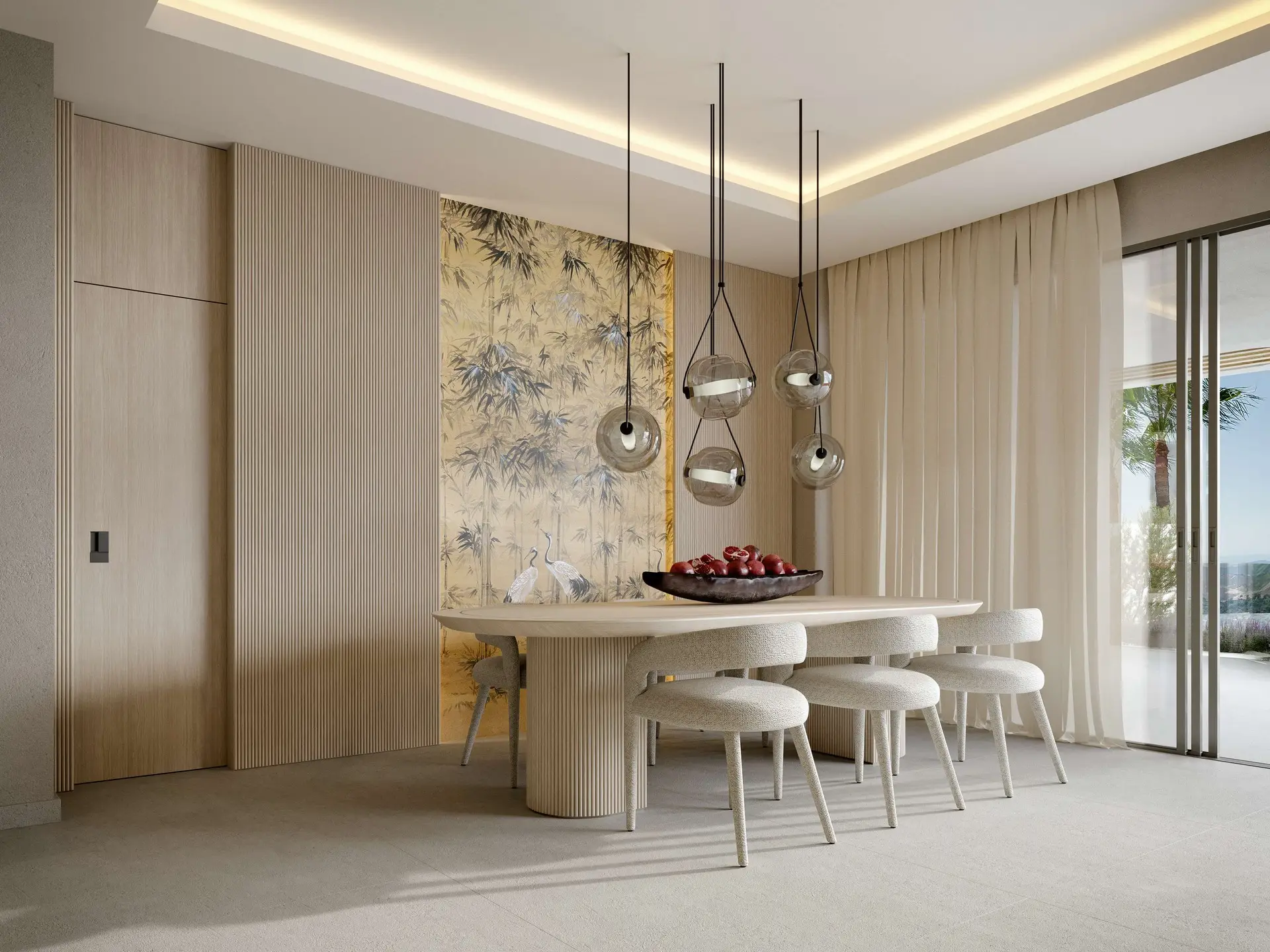Sea View Apartments Benahavis Costa del Sol dinning area