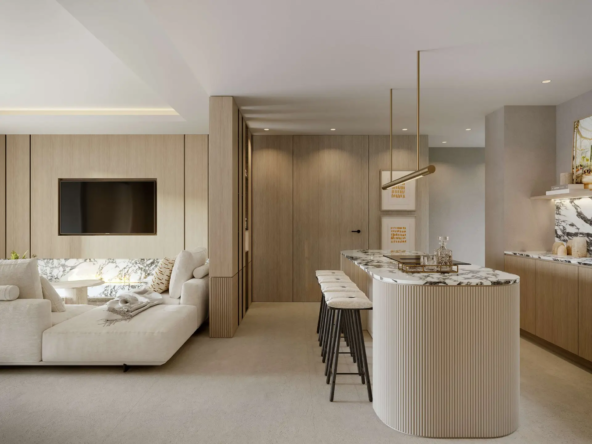 Golden Eight living room kitchen 2
