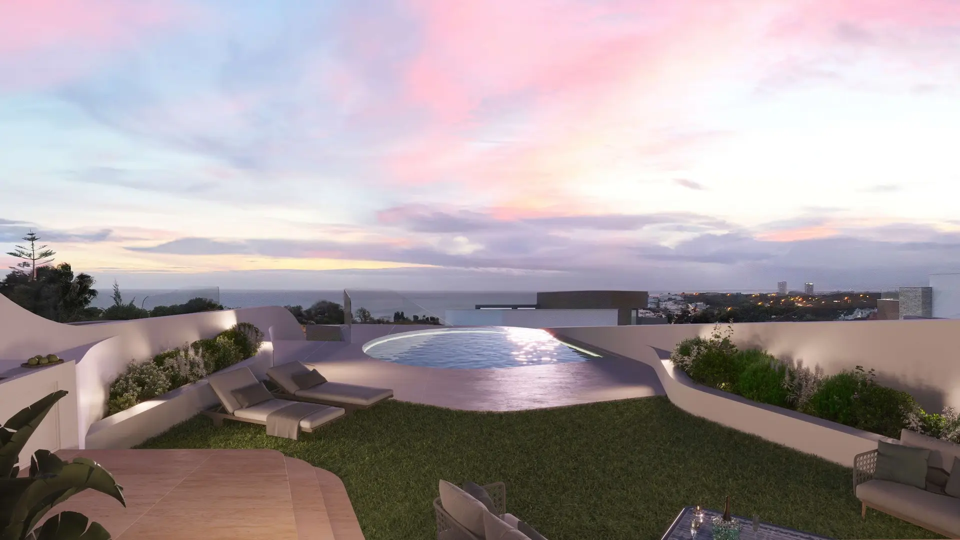Sea View Apartments Benahavis Costa del Sol private garden