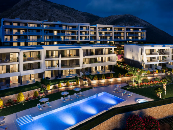 Sea View Apartments Fuengirola Costa del Sol Night View