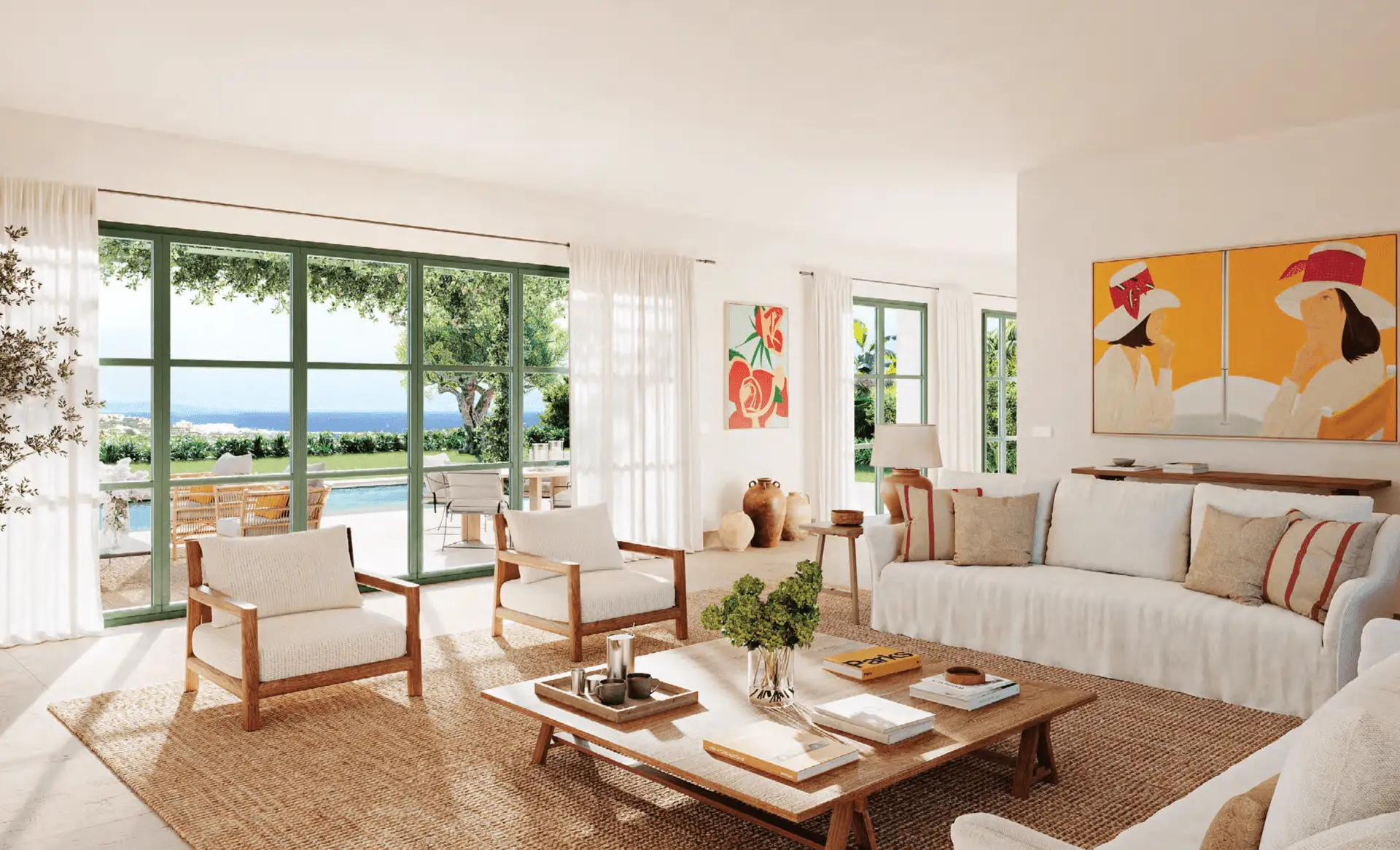 Sea View Villas Gated Development Casares Costa del Sol living room 1