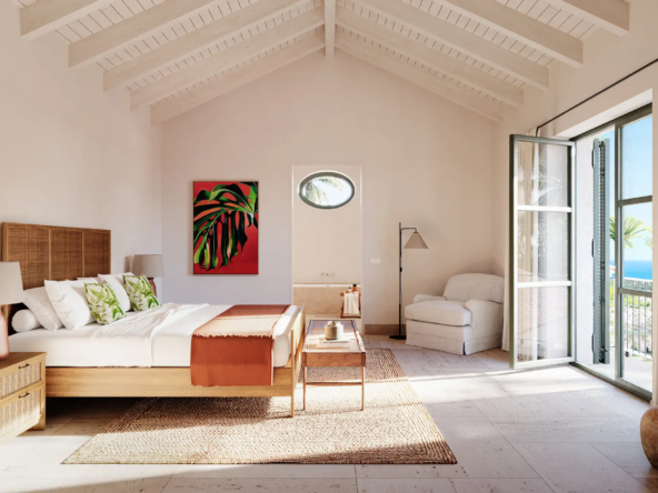 La Loma de Cortesin master bedroom