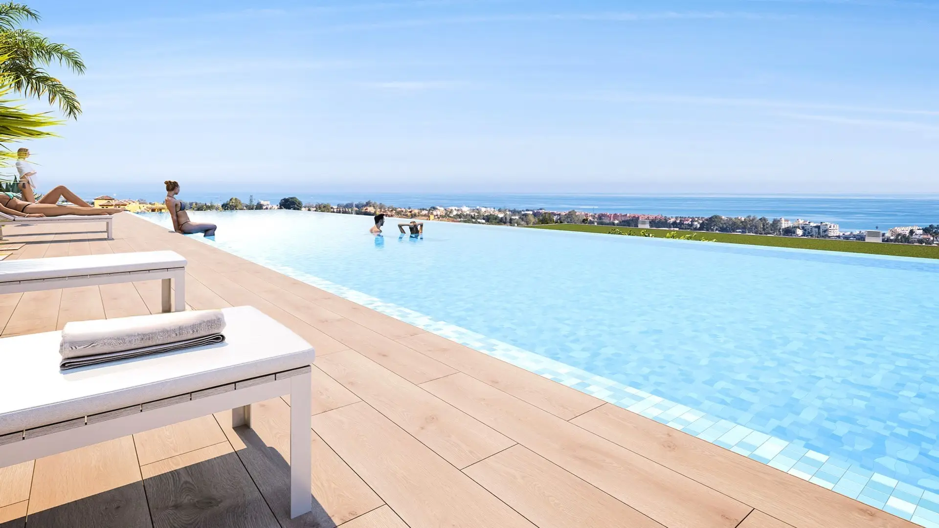 New Development Sea View Apartment Estepona Costa del Sol Swimming pool