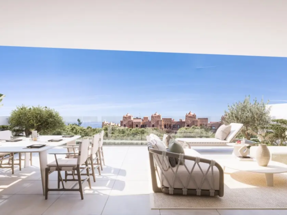 Cascada Homes Manilva Costa del Sol Apartments Pure Sun 2 Terrace