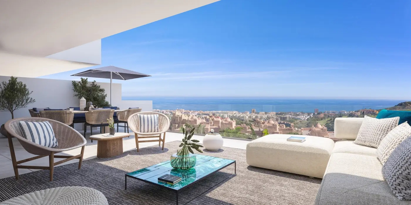 Cascada Homes Manilva Costa del Sol Apartments Pure Sun 2 Terrace Sea Views