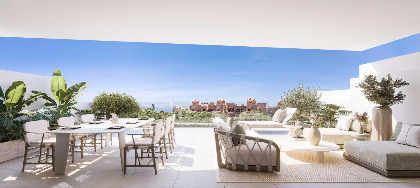Cascada Homes Manilva Costa del Sol Apartments Pure Sun 2 Terrace