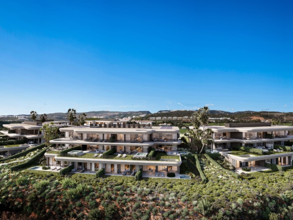 Cascada Homes - Nalu - Sea views Apartments - Manilva - Costa del Sol - Aereal