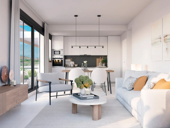 Cascada Homes - Bliss Homes - Casares Costa -Loung and Kitchen