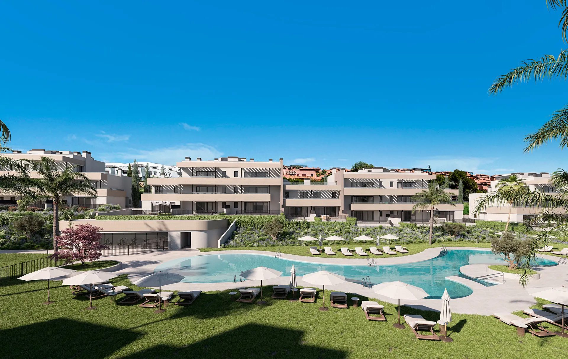 Cascada Homes - Bliss Homes - Casares Costa -Swimming pool