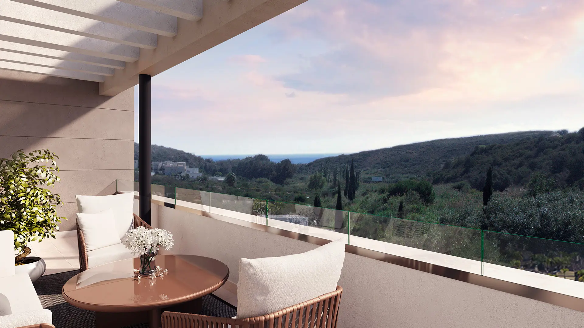 Cascada Homes - Bliss Homes - Casares Costa - Terrace