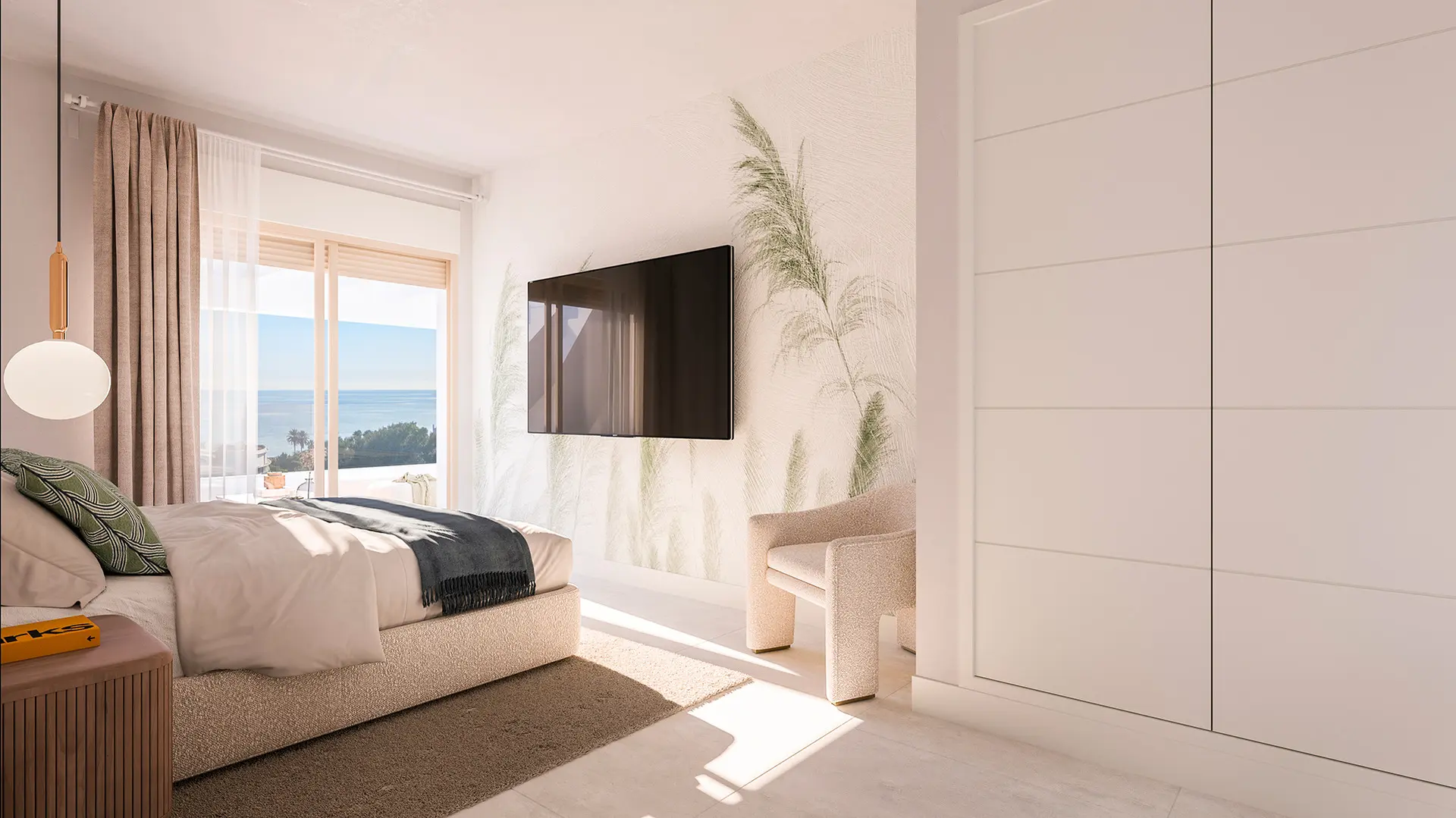Cascada Homes - Celestia Homes - Sea views - Estepona - Master bedroom