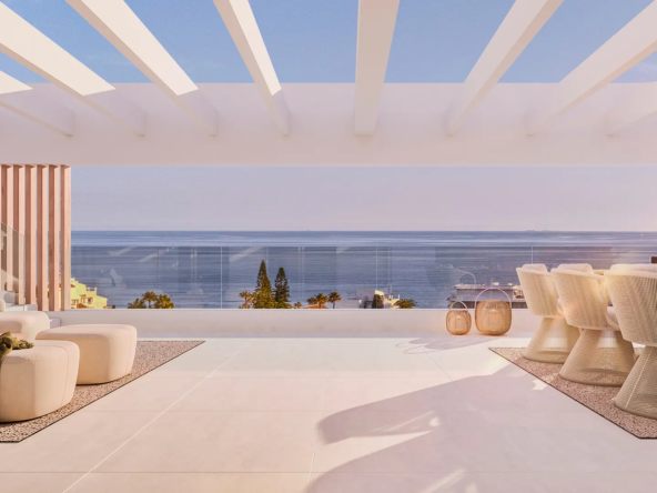 Cascada Homes - Celestia Homes - Sea views - Estepona - Solarium