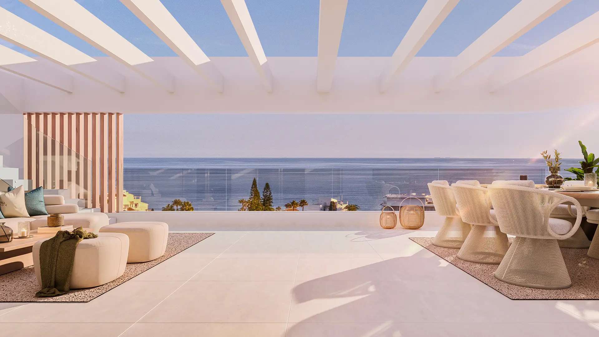Cascada Homes - Celestia Homes - Sea views - Estepona - Solarium