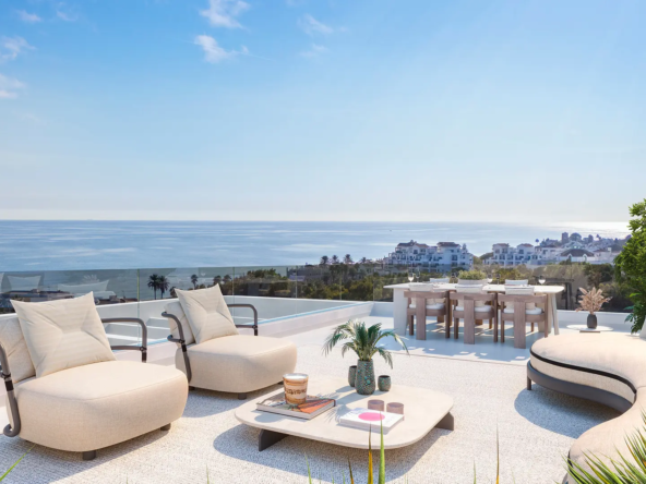 Cascada Homes - Celestia Homes - Sea views - Estepona - Terrace