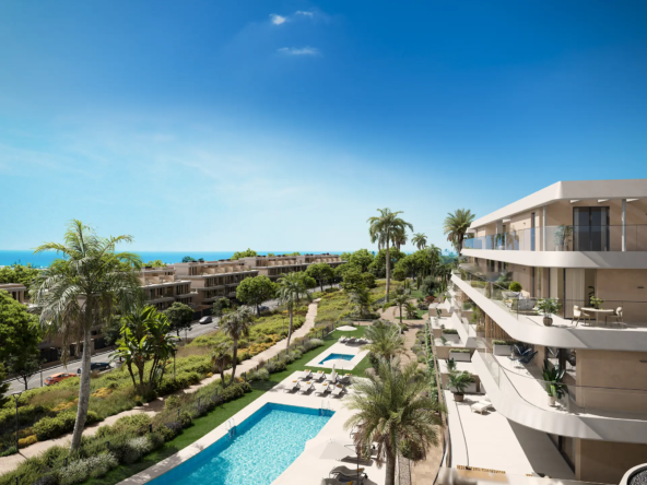 Cascada Homes - Unika - Casares Costa - Aereal view swimming pool