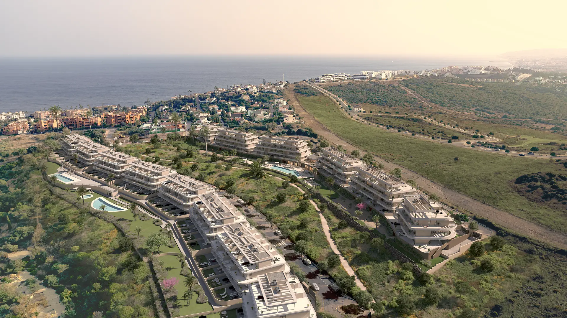 Cascada-Homes-Unika-Casares-Costa-Aereal-view