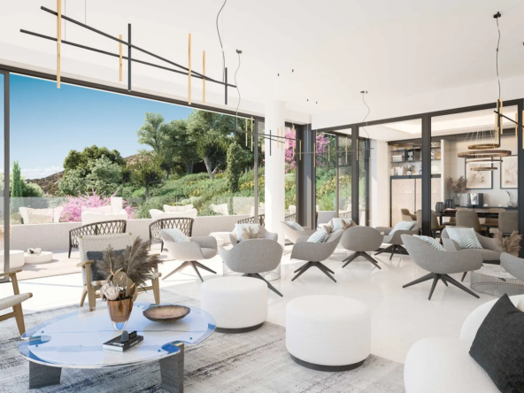 Cascada Homes Benahavis Gated Communities Costa del Sol Sky Villa Club House CoWorking