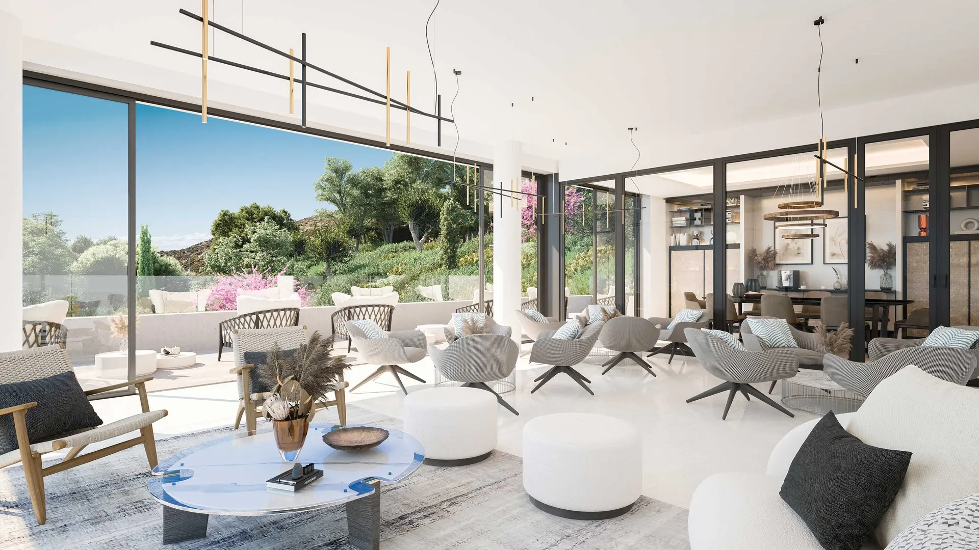 Cascada Homes Benahavis Gated Communities Costa del Sol Sky Villa Club House CoWorking