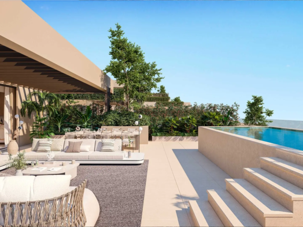 Cascada Homes Benahavis Gated Communities Costa del Sol Sky Villa Terrace 2