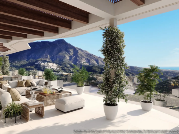 Cascada Homes Benahavis Sea Views Golf and Country Club Resort Mimosas Terrace