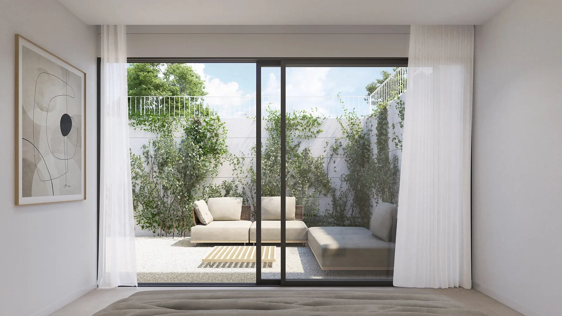 Cascada Homes - Marbella - Sea Views Apartment - Sira Homes - Bedroom views