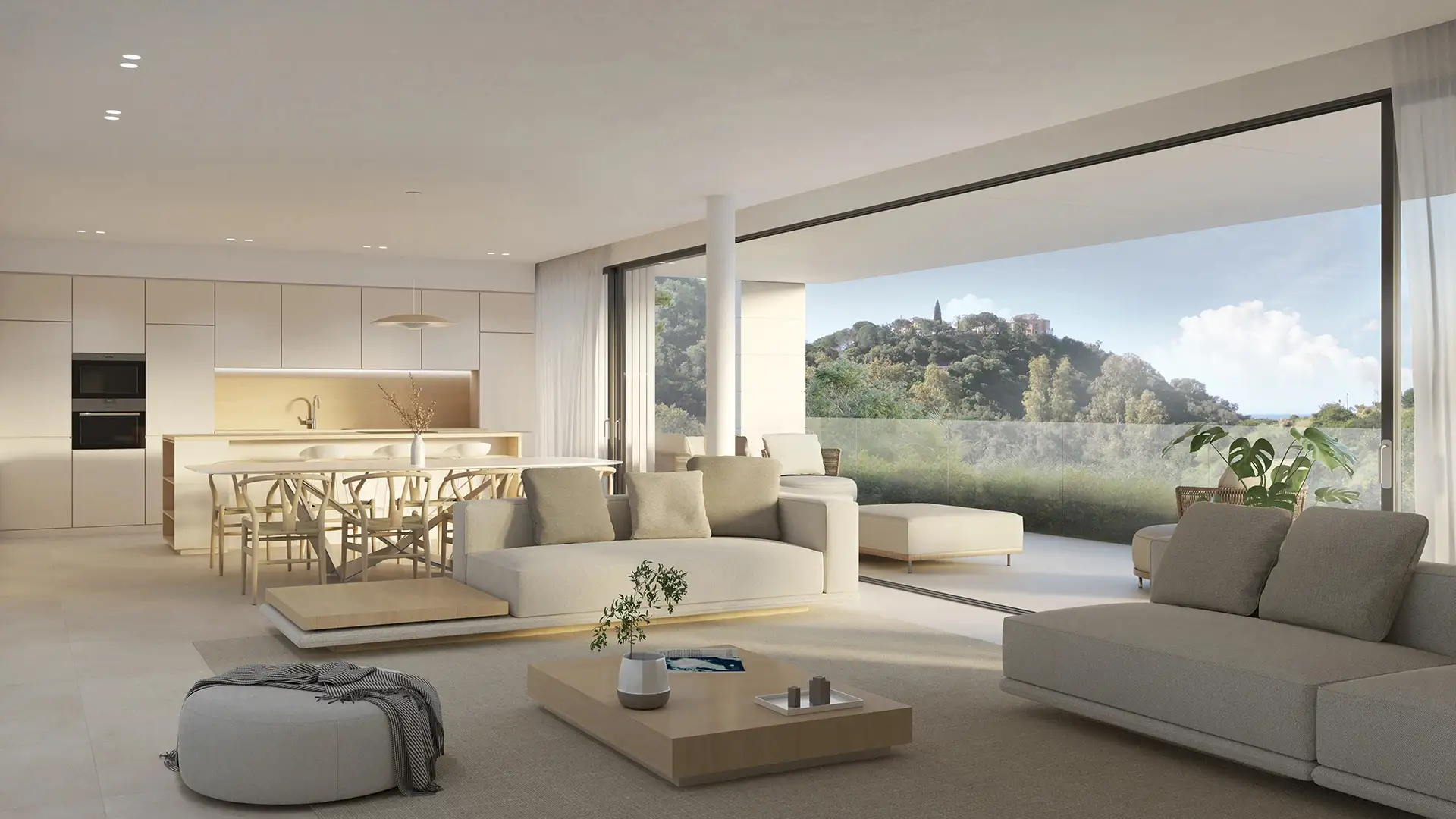 Cascada Homes - Marbella - Sea Views Apartment - Sira Homes - Dinning and Lounge