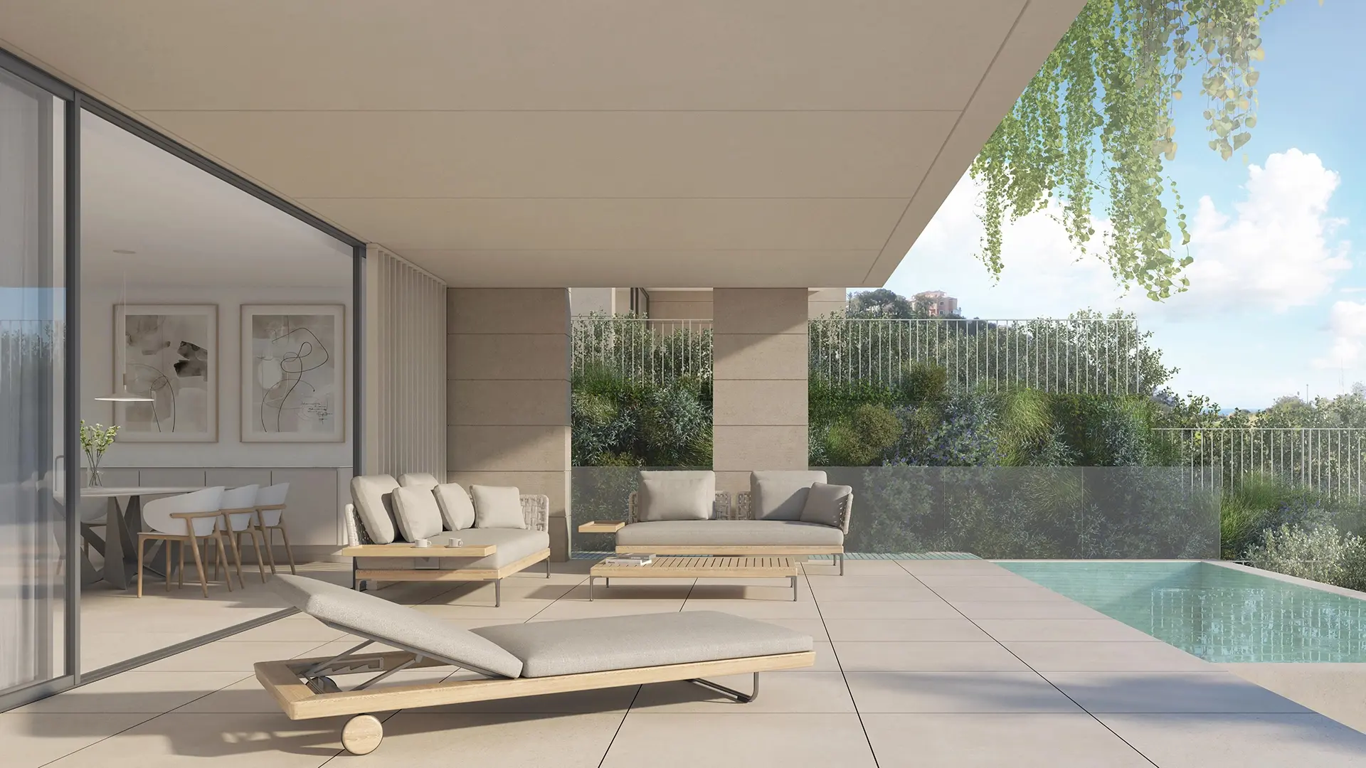 Cascada Homes - Marbella - Sea Views Apartment - Sira Homes - Terrace Private Swimming Pool