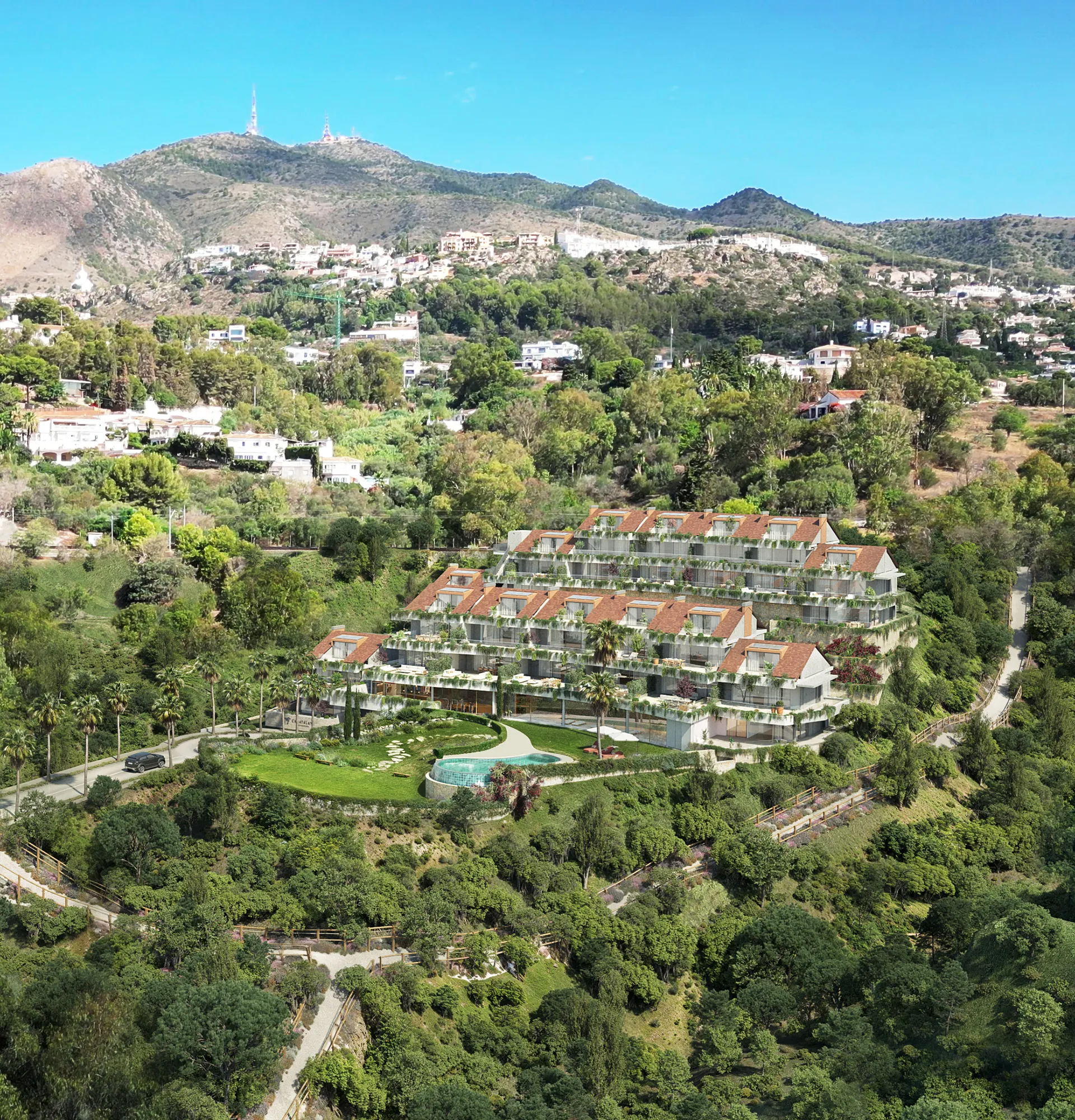 Cascada Homes - Costa del Sol - Casatalaya - Benalmadena - Aereal Complex View